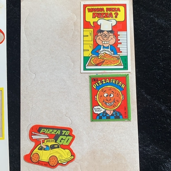 Vintage 80’s GIL Sniffle Sticks Scratch & Sniff Stickers - PEPPERMINT - Rare - Picture 8 of 8